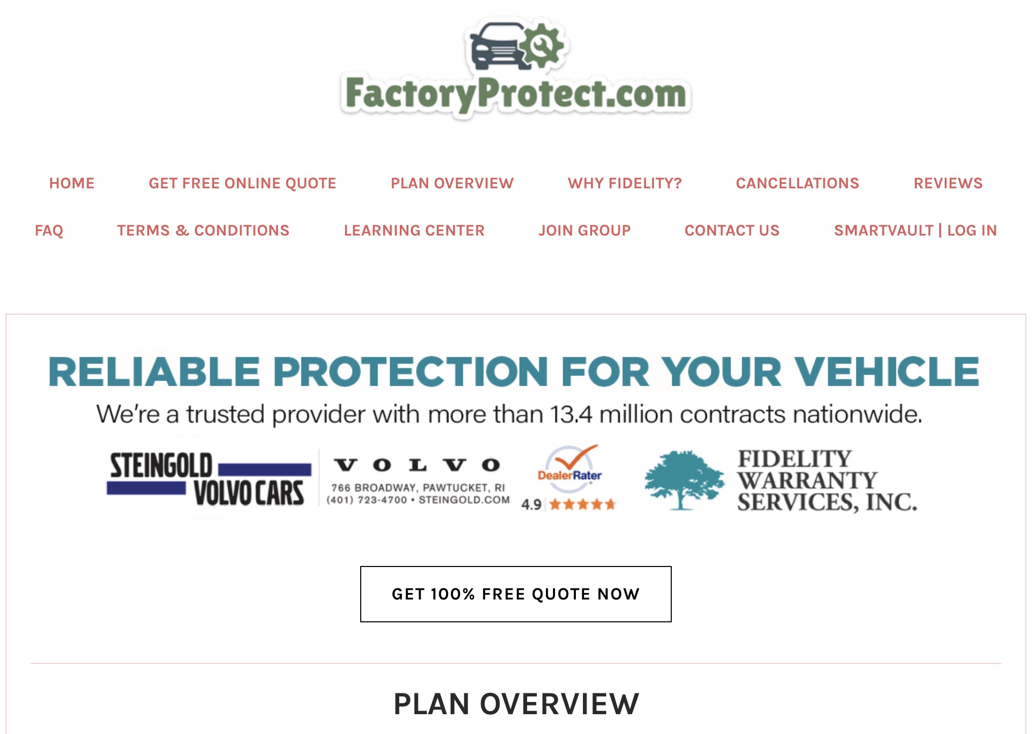Fidelity Extended Warranty Plans Discounted Pricing 100 Online